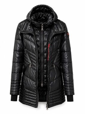 PAJAR Braunwyn Lightweight w/Packable Pouch Puffer Jacket | Black | M/M